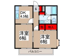 キミワハイツの物件間取画像